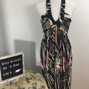 Stunning tribal halter top sundress.